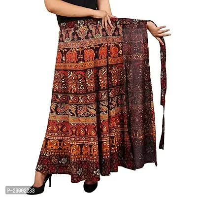 Stylish Women Cotton Knee Length Skirt