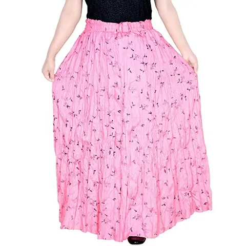 Stylish Women Knee Length Skirt