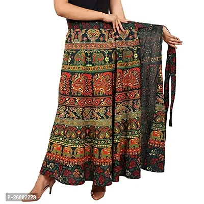 Stylish Women Cotton Knee Length Skirt-thumb0