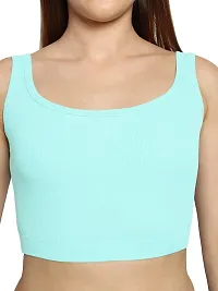 Fasska Stylish Short Crop top Sleeveless Women's Tank top-thumb3