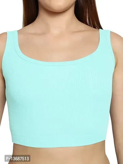 Fasska Stylish Short Crop top Sleeveless Women's Tank top-thumb4