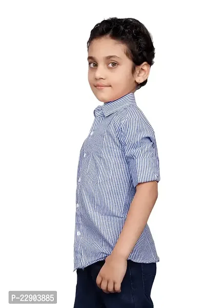 Roshni Fashion Stylish Lining Kids Boy's Shirt-thumb3