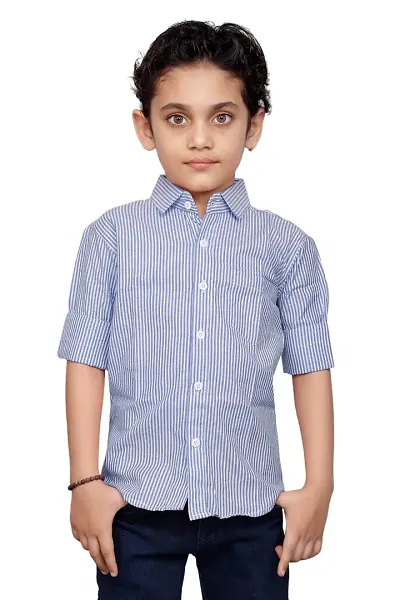 Roshni Fashion Stylish Lining Kids Boy's Shirt