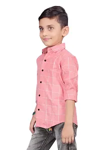 Roshni Fash Trendding New Classic fit Checks Kids Shirt-thumb2