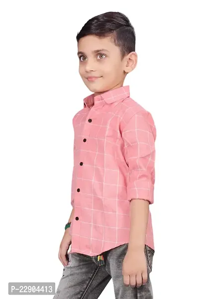 Roshni Fash Trendding New Classic fit Checks Kids Shirt-thumb3