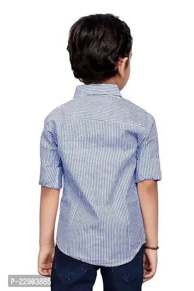 Roshni Fashion Stylish Lining Kids Boy's Shirt-thumb2