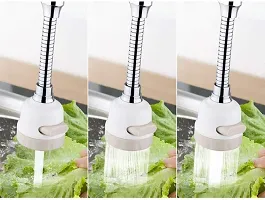 Water Craft 3 Modes Water Saving Nozzle, Universal 360 Degree Rotating Faucet Filter Splash Proof Sprinkler for Kitchen-thumb1