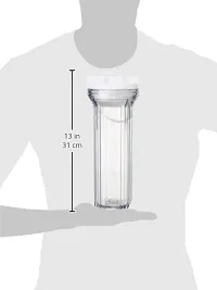 Water Craft 10 Inch Transparent Pre Filter Housing with 1/4 Elbow Connector for Domestic Water Purifier-thumb2