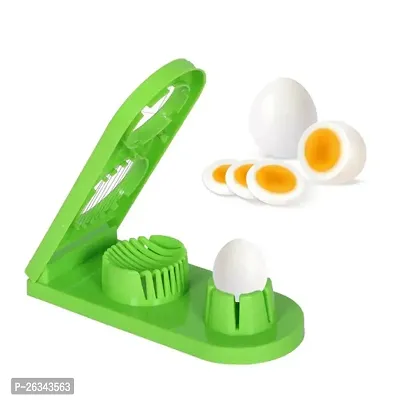 2 IN 1 DOUBLE CUT BOILED EGG CUTTER WITH STAINLESS STEEL WIRE FOR EASY SLICING OF BOILED EGGS-thumb2