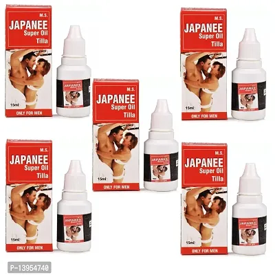 15 ml japanee super oil in 5 pcs