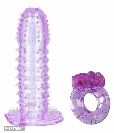 crystal condom and vibrating ring-thumb2