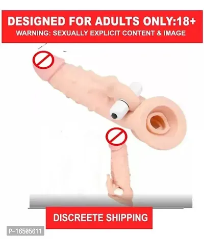 9 Inch Penis Extender Dragons Reusable Condom Washable Condom Silicone Condom with bullet-thumb0