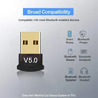 pritimo Mini Bluetooth Receiver CSR 5.0 Dongle Compatible with Laptop PC Computer-thumb4