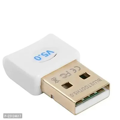 pritimo Bluetooth CSR 5.0 USB Dongle Adapter, Bluetooth Receiver and Transmitter for Desktop, Laptop, Printer, Headset, Speak