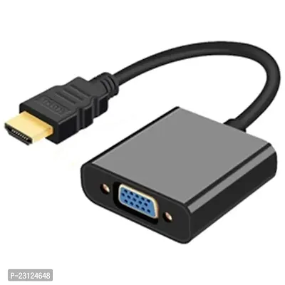 pritimo HDMI to VGA 1080P HDMI Male to VGA Female Video Converter Adapter Cable for PC Laptop HDTV Projectors and More Devices with HDMI Input