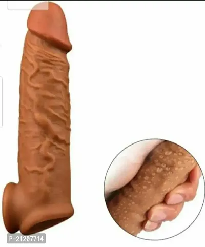 6 inch Double hole silicom condom-thumb0