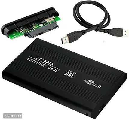 pritimo Sata CAsing-Black External 2.5 Hard Disk Drive for Laptop - Multi Color-thumb0