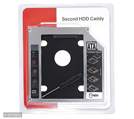 pritimo 2.5'' Internal 12.7MM HDD CADDY 2nd SATA CD/DVD-ROM to Expanded Data Storage 2.5 inch 12.7MM Universal HDD Caddy Internal Hard Drive Enclosure for All Laptop/PC-thumb0