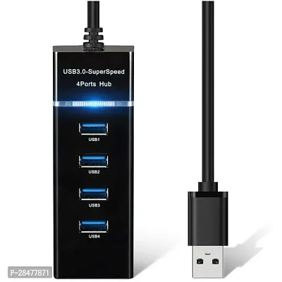 4-Port USB Hub with USB 3.0 Super Speed