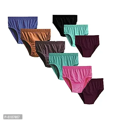 Buy QSN STUFF Women's Soft Cotton Briefs Underwear Breathable High