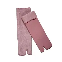 QSN STUFF Woman Velvet Thermal Insulated Velvet Wool Socks (Multicolor, Free Size, set of 5 Pairs)-thumb3