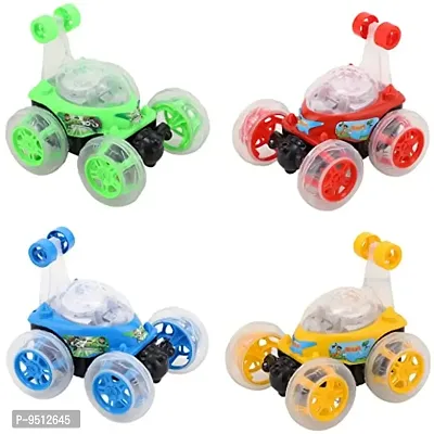 Best Double Sided Stunt Remote Control Toy CAR for Kids. | with 360 Degree Rotation  Rolling. | Cool Stunts. | Big Size and Unique Design. (Multicolor)-thumb0