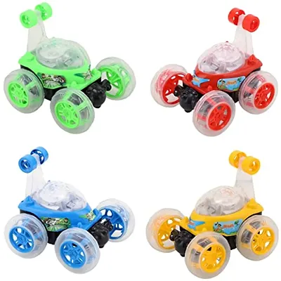 Best Double Sided Stunt Remote Control Toy CAR for Kids. | with 360 Degree Rotation  Rolling. | Cool Stunts. | Big Size and Unique Design. (Multicolor)