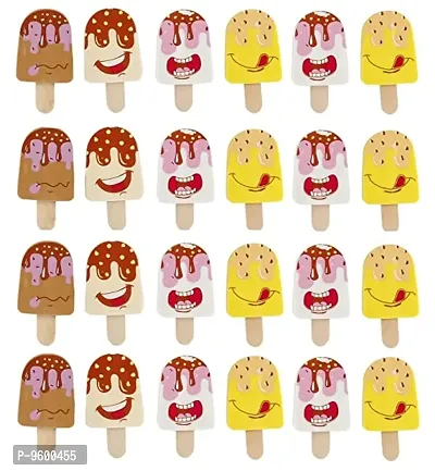 Ice Cream Erasers for Kids Birthday Party Return Gifts (Set of 24)