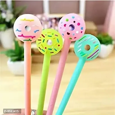 Donut Pens/Beautiful Gel Pen Set for Kid/Return Gift for Girls (Pack of 4)-thumb0