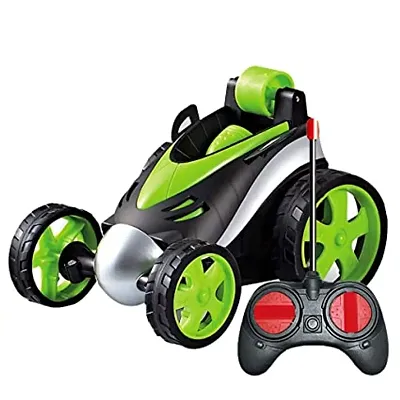 Mini Stunt Remote Control Rechargeable Car Toy for Kids - 360 Degree Rotating Rolling Flip Car