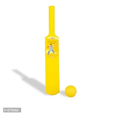 Light Weight Plastic Cricket for Kids 1.5 to 3 Year Boys Bat  Ball Best Birthday Gift Items Birthday Gift for boy Girls (Any Color)
