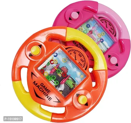 Water Ring Game stearing Shape with 2 Push Button for Kids-thumb0