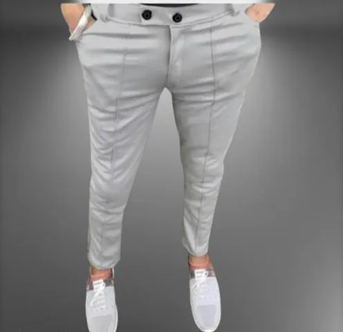 New Launched Polyester Regular Track Pants For Men