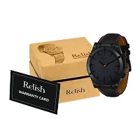 Relish Casual Watch for Mens  Boys (Black Colored Strap)-thumb4