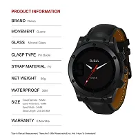 Relish Casual Watch for Mens  Boys (Black Colored Strap)-thumb3