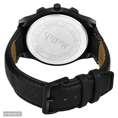 Relish Casual Watch for Mens  Boys (Black Colored Strap)-thumb2