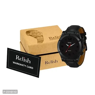 Relish Casual Watch for Mens  Boys (Black Colored Strap)-thumb4