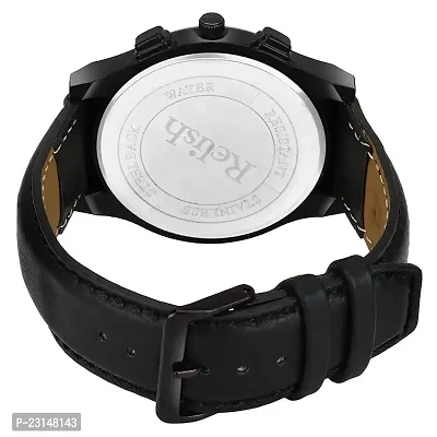 Relish Casual Watch for Mens  Boys (Black Colored Strap)-thumb5
