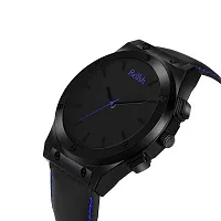 Relish Casual Watch for Mens  Boys (Black Colored Strap)-thumb1