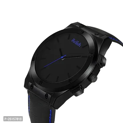 Relish Casual Watch for Mens  Boys (Black Colored Strap)-thumb2