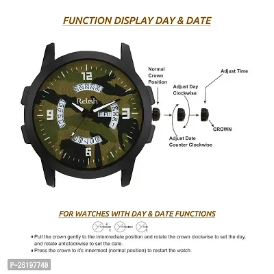 Relish Analogue Mens Watch (Camouflage Dial  Strap)-thumb4