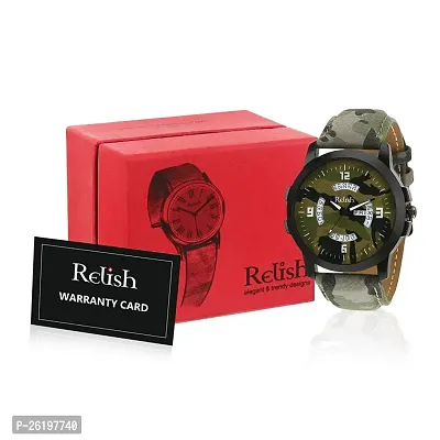 Relish Analogue Mens Watch (Camouflage Dial  Strap)-thumb3