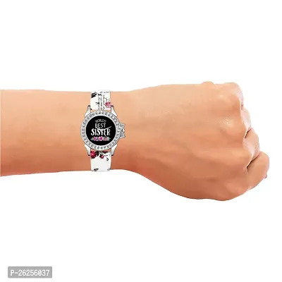 Relish Worlds Best Sister Analog Watch for Girls  Women | Gift for Sister | Diwali Gift (RE-L2014B)-thumb5