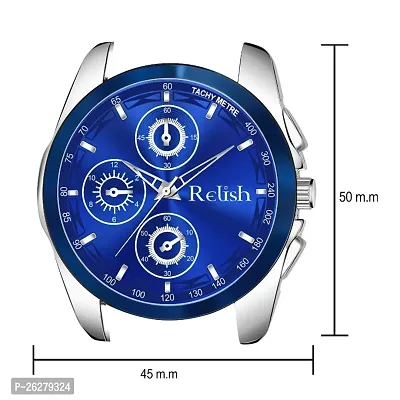 Relish Blue Dail, Analogue Watch  Blue Wayfarer Sunglass Combo for Mens  Boys | Birthday  Rakhi Gift for Men  Boys-thumb3