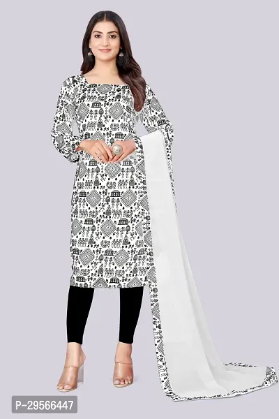 Classic Cotton Blend Printed Kurti for Women-thumb0