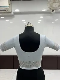 Stylish Cotton Blend Embellished Blouse for Women-thumb1