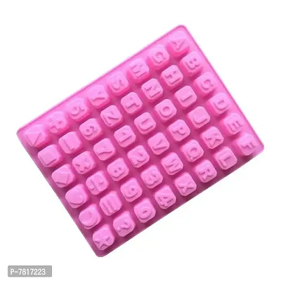 48 Cavity Silicone Alphabet Letter Number Math Sign Chocolate Candy Ice Cube Tray Mold Cake Decoration Bakeware Mould-thumb0