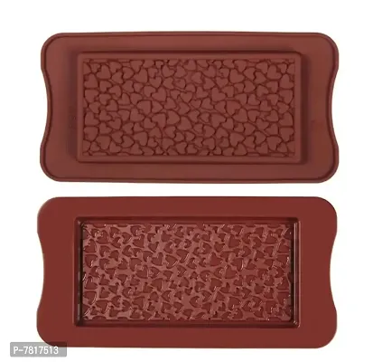Silicone Heart Beans Mould Candy Chocolate Bar Mould-thumb0