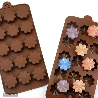 Silicone Flower Chocolate Mould-thumb3