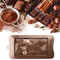 Silicone Crushing Stone Chocolate Mold Mousse Mould Dessert DIY Baking Tray-thumb1